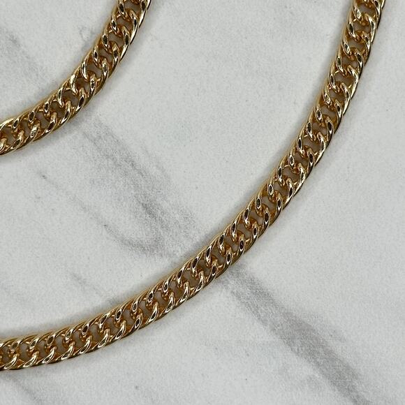 Gold Tone Chain Purse Strap Replacement Handle ✨ - Picture 6 of 12